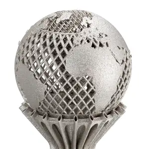 Custom 3D Metal prototipazione rapida Hollow Earth 3D Modeling servizio di stampa SLM MJF Metal 3D Printing