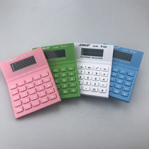 Joinus Js501 8 Digit Electronic Calculator Candy Color Portable For Women Handbag - Product Image 2