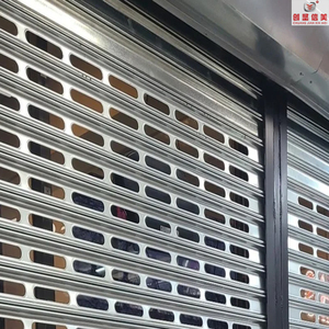 <span class=keywords><strong>Acciaio</strong></span> zincato porta manuale isolato per ufficio contenitore <span class=keywords><strong>in</strong></span> metallo avvolgibile persiane per Garage per centri commerciali a buon mercato - Product Image 5