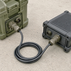 Conector Circular Industrial de 5 Pines Serie MIL-<span class=keywords><strong>DTL</strong></span>-5015, Conjunto de Cable VG3106-14S-5P a VG3106-14S-5S, Adaptador de Rosca MS5015 MIL - Product Image 4