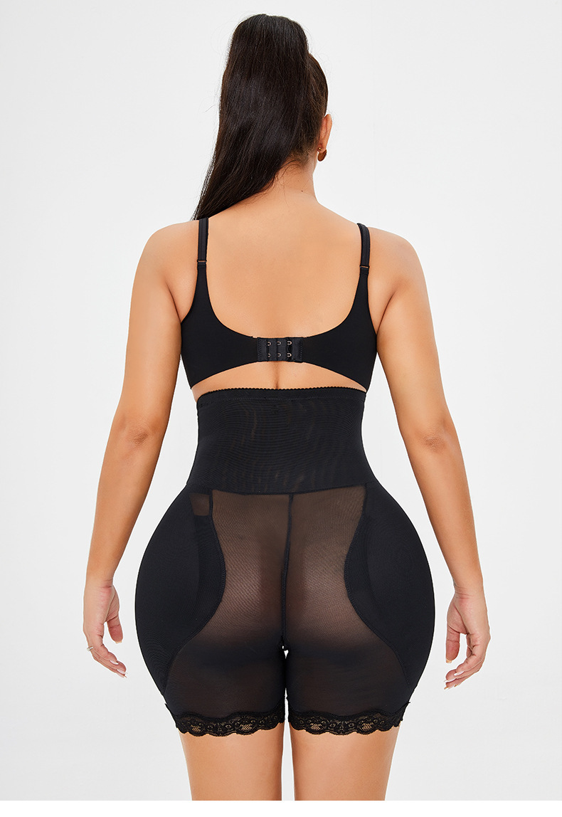 High-Waist Shaping Brief (LJ-D608): waistband, closure and adjustment-point detail