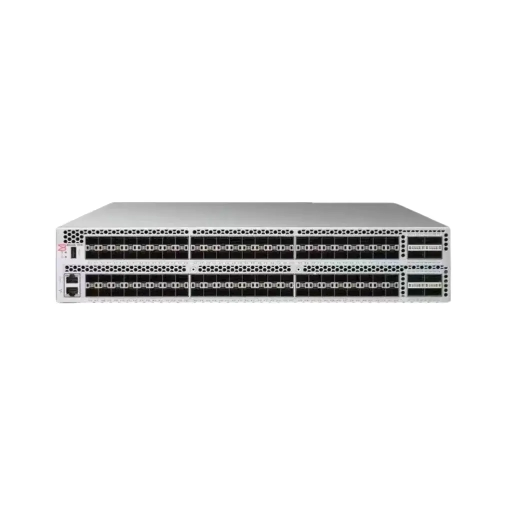 Brocade g63096 sfp + יציאות 32 גרם Fibre ערוץ 8 יציאות qsfp פעיל ספקי כוח כפול מתג סיב