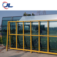 6mm 8mm 9mm 10mm 12mm verre trempé Lowes clair pour panneaux de verre trempé de Sun Room sans couper avec la boîte