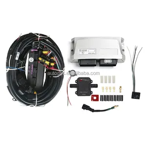 Kit de conversão universal de D300-6 ecu, 6cyl, 56 pinos, 5ª e 6ª geração, ecu, programável, unidade de controle de motor a gasolina universal