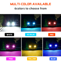 Lampe de position de voiture TGZ céramique LED T10 W5W camion lumière interrupteur automatique Six couleurs côté plaque d'immatriculation lumière lampe