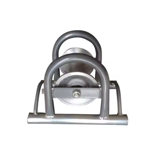 بكرة كابل ثلاثية واحدة مباشرة مع <span class=keywords><strong>3</strong></span> بكرات ، بكرة كابل ، فتحة ، بكرة دليل كابل الجر الألومنيوم للخدمة الشاقة - Product Image 6