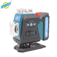 Niveau laser vert 4D JSPERFECT avec batterie MKT interchangeable et trépied