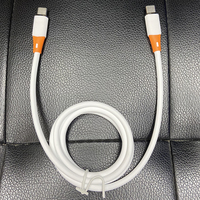 Câble de données de charge rapide en silicone ultra souple 1M PD USB-C à USB-C pour câble Iphone 15