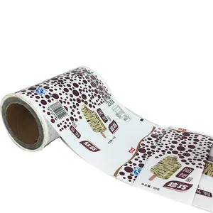 Costom suppliers laminated mopp/pe food packaging roll film for ice candy plastic film roll packaging for ice cream chip