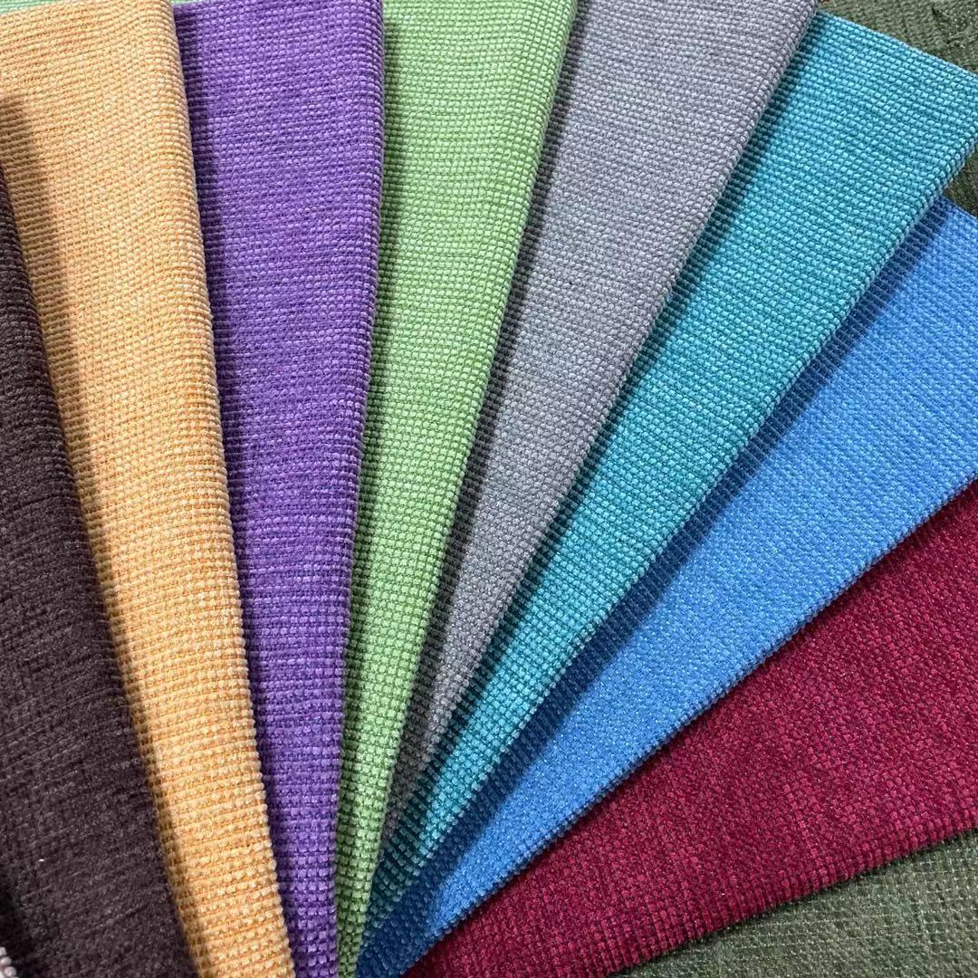 Индивидуальные 100% Полиэстеровые синельные диванные ткани по низкой цене