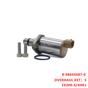 8-98043687-0 ZX200-3 ZX240-3 ZX200-5A ZX250-5A FVM FVZ NQR NPR 4HK1 เครื่องยนต์ 6HK1 อะไหล่เครื่องยนต์ ปั๊มแรงดันสูง โซลินอยด์วาล์ว - Product Image 4