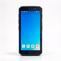 Pemindai Barcode 2D QR Android PDA Tangguh dengan NFC 4G untuk Inventaris Gudang, Inspeksi Peralatan Ekspres, dan Lini Produksi