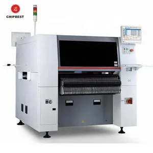 Chip Mounter 10 heads Samsung SMT LED pick and place machine Hanwha SMD LED pneumatic feeder chip shooter SMT Production Line
