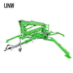 10-20 मीटर का ट्रेलर टेलीस्कोपिक सेक्युलेटेड चेरी पिकर स्पाइडर लिफ्ट - Product Image 3