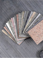 Décoration murale naturelle de 1 à 2mm pour la maison, dalles minces en pierre naturelle flexible lisse ultra mince et moderne, feuilles de placage en ardoise véritable
