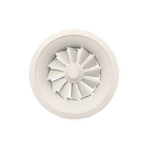 एल्यूमीनियम एब्स स्टील फ्रेम के साथ एचवीएसी एयर वेंटिलेशन के लिए राउंड स्विरल डिफ्यूज़र डिफ्यूज़र - Product Image 6