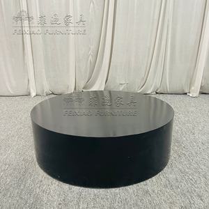 <span class=keywords><strong>Venta</strong></span> caliente Hotel Fiesta Eventos Muebles Pista <span class=keywords><strong>de</strong></span> baile Etapas Decoración Negro Acero inoxidable Etapa redonda - Product Image 2