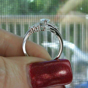 Anello dal Design a Forma di Marquise, Elegante Anello da Dito per Donne - Product Image 4