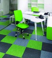 Fournisseur chinois, livraison rapide, dalles de moquette modernes pour la maison et le commerce, 100% PP, 50x50cm, support bitumé, boucle bouclée