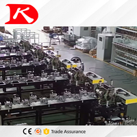 Máquina de hilar rotativa de alta gama con funciones completas Kingkangda 5000W, automática, 30m/min, para hilo de colores, con programación por ordenador y procesamiento PLC