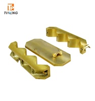 Moule en laiton de 50 mm à trois cavités, moule d'essai détachable en laiton naval pour test de compression du mortier de ciment ASTM C87