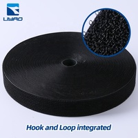 Sangles auto-agrippantes personnalisées avec boucles en plastique ou métalliques, sangles de fixation réglables, sangles de serrage coupées sur mesure, 25 m/rouleau