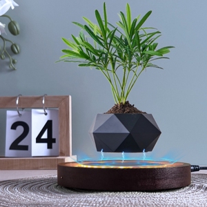 Maceta Geométrica Flotante con Levitación Magnética, Decoración de Escritorio para el Hogar y la Oficina, Diseño Interior Minimalista - Product Image 5