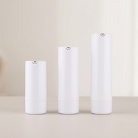 Flacon pompe airless rotatif de luxe personnalisé en PP 15ml 30ml 50ml pour lotion et sérum cosmétique, impression sérigraphique pour soins de la peau