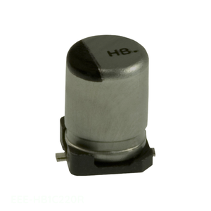 Condensador de Aluminio para Montaje en Superficie, Canal del Fabricante, 22UF 20% 16V SMD EEE-HB1C220R, 22 uF - Product Image 1