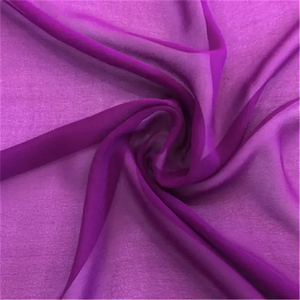 Bonne texture <span class=keywords><strong>prix</strong></span> en gros doux 100% pure soie Georgette tissu teint uni pour fille belle Saree - Product Image 3
