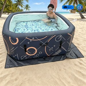 En stock, <span class=keywords><strong>jacuzzi</strong></span> <span class=keywords><strong>gonflable</strong></span> de petite taille, 200 cm carré, piscine portable d'extérieur, housse de protection électrique gratuite - Product Image 4