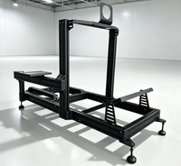 Support de simulateur de conduite en aluminium 4080 stable pour simulateur de course automobile, base de volant réglable, kit de mouvement pour simulateur