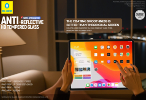 Protector de Pantalla de Vidrio Templado Antirreflejos AR Transparente HD 9H 2.5D para <span class=keywords><strong>iPad</strong></span> Air y <span class=keywords><strong>Pro</strong></span> con Herramientas de Instalación y Aplicador - Product Image 6