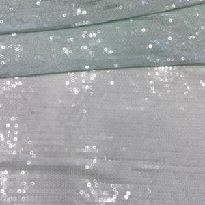 Nouvelle conception, tulle frais, robe de soirée de mariage, paillettes <span class=keywords><strong>nude</strong></span>, tissu extensible en maille, broderie en dentelle, tissu transparent à paillettes - Product Image 5