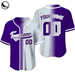 Maillots de baseball personnalisés sublimés vierges à vendre