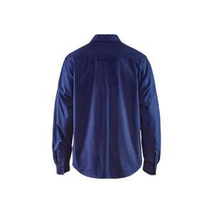 BLAKLADER - 322715158900S Flamem resistant <b>shirt</b> Navy blue - EAN 7330509434574 <b>FLAME</b> RESISTANT WORKWEAR - Product Image 2