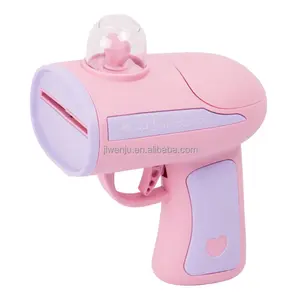 Pistolet de pulvérisation en papier, jouet en plastique rose, authentique