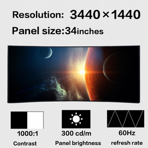 Nuevo en Stock: Pantalla LCD Clara de 34 Pulgadas IPS 3440x1440 LM340UW2-SSA1 para Monitor de Juegos - Product Image 1