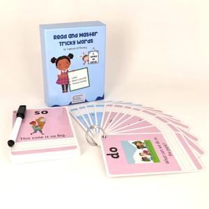 Read And Master Tricky Words Flash Cards 40 Pieces Rounded Corners Cardboard Educational Learning <b>Tool</b> For <b>Kids</b> - Product Image 2