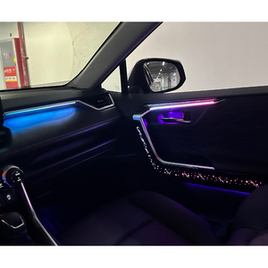 Luz Ambiental Interior para Automóvil LED de 64 Colores para Toyota RAV4/Wildlander 2020-2024, Accesorios de Tira de Ambiente - Product Image 6