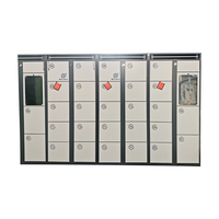 Casier électronique intelligent en métal TALONGJ LYYC-888, mobilier commercial moderne pour le rangement de sacs en supermarché, porte à fermeture automatique réglable