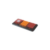 Nouveaux feux arrière triples 12V, 45 LED, rectangulaires, pour camping-car, feux de recul, feux arrière, indice de protection IP67, certifiés SAE/DOT, garantie de 2 ans