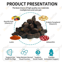 Vente en gros ODM OEM, naturel, promotion de la Vision oculaire, santé, mastication douce, nourriture sèche pour animaux de compagnie, suppléments nutritifs, collation pour chiens
