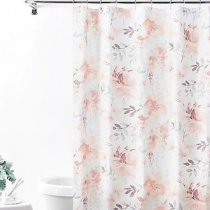 Heavy Duty Waterproof Plastic Shower <b>Curtain</b> Set with Rust-Proof Grommets | Clear <b>Bathroom</b> <b>Curtain</b> for Hotel & Home Use - Product Image 2