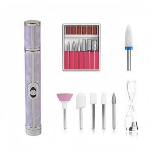 Juego de Taladro y Lima Eléctrico Inalámbrico para Uñas HQ Mixed Proc con Descuento, Recargable, de Acero Inoxidable, Herramienta para Remover Esmalte de Gel - Product Image 2