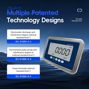 Indicateur de pesage en acier inoxydable SOHE SH2100-C1S, indice d'étanchéité IP67, affichage LCD haute précision, téléchargement de données en option, OEM - Product Image 3