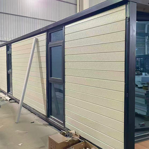 Panneau sandwich moderne en polyuréthane pour <span class=keywords><strong>mur</strong></span> extérieur, <span class=keywords><strong>maison</strong></span> préfabriquée, villa, hôtel, ignifuge, imperméable, écologique, bardage métallique - Product Image 6