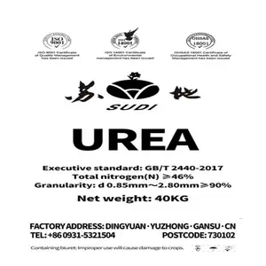 46% Ureia Fabricantes Venda Direta Fertilizante Uréia Agrícola Prilled