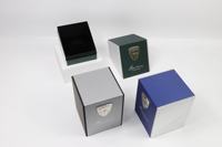 Fabrication de boîtes de parfum carrées personnalisables de 100 ml pour le stockage, flacon de parfum en verre transparent