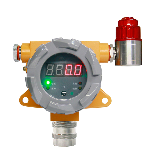 Industrial H2S Hydrogen Sulfide Gas Detector Analyzer 4-20mA Output Gas Leak Detector 0-100ppm Gas Sensor H2s